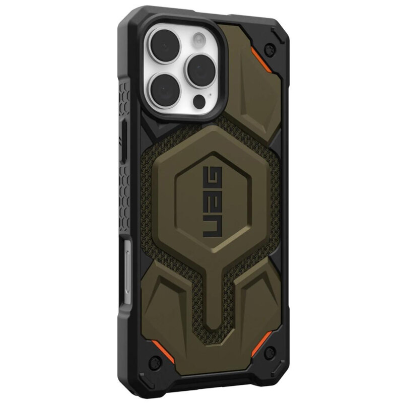 Husa iPhone 16 Pro Max UAG Monarch Pro MagSafe, Kevlar Element Green