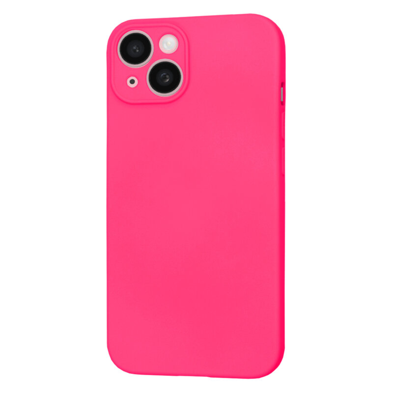 Husa silicon iPhone 15 Techsuit SoftFlex MagSafe, fucsia