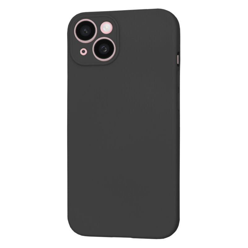 Husa silicon iPhone 15 Techsuit SoftFlex MagSafe, negru