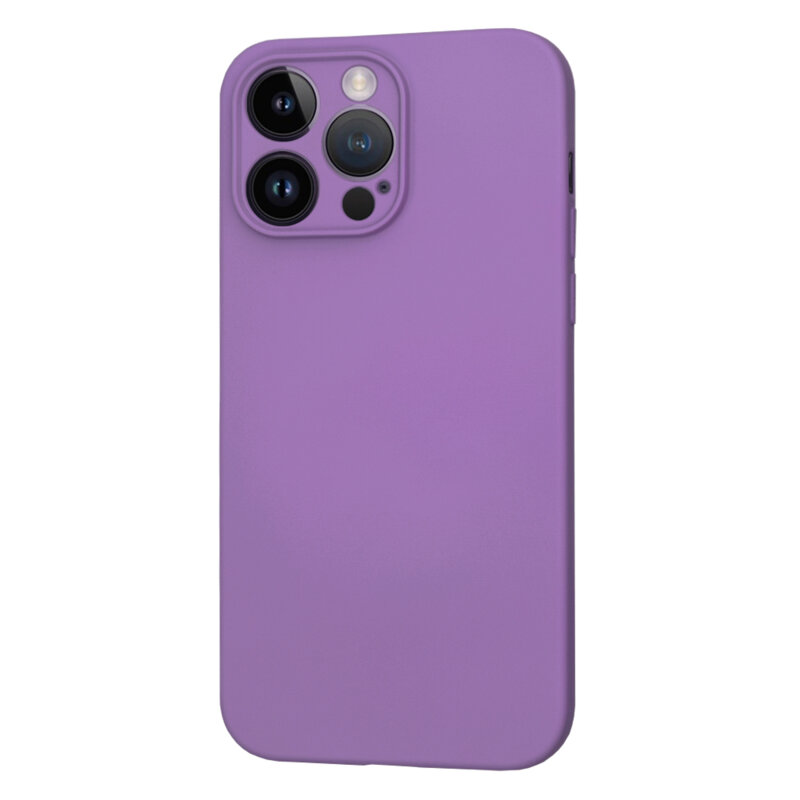 Husa silicon iPhone 14 Pro Max Techsuit SoftFlex MagSafe, mov