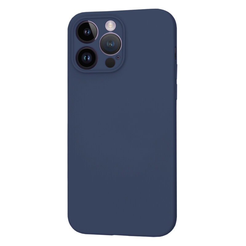 Husa silicon iPhone 14 Pro Max Techsuit SoftFlex MagSafe, bleumarin