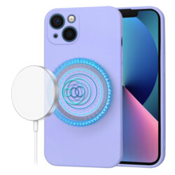 Husa silicon iPhone 13 Techsuit SoftFlex MagSafe, violet