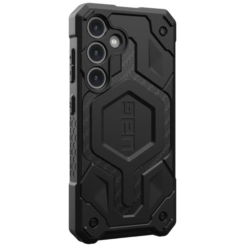 Husa Samsung Galaxy S24 UAG Monarch Pro MagSafe, Carbon Fiber