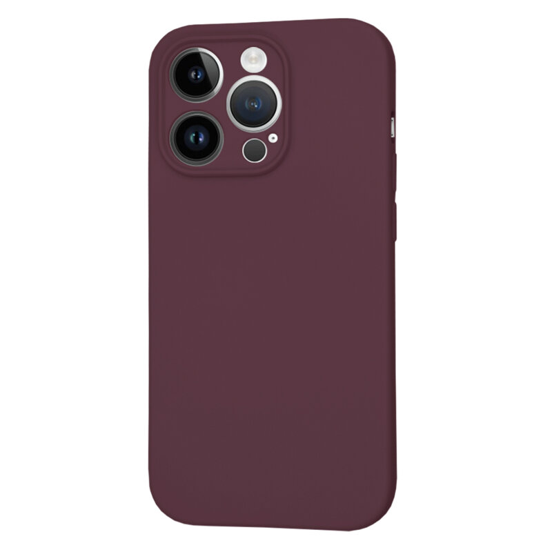 Husa silicon iPhone 14 Pro Techsuit SoftFlex MagSafe, bordo