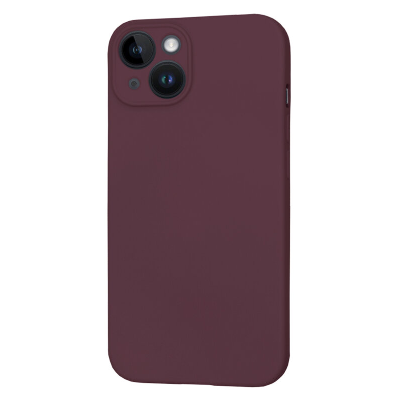 Husa silicon iPhone 14 Techsuit SoftFlex MagSafe, bordo