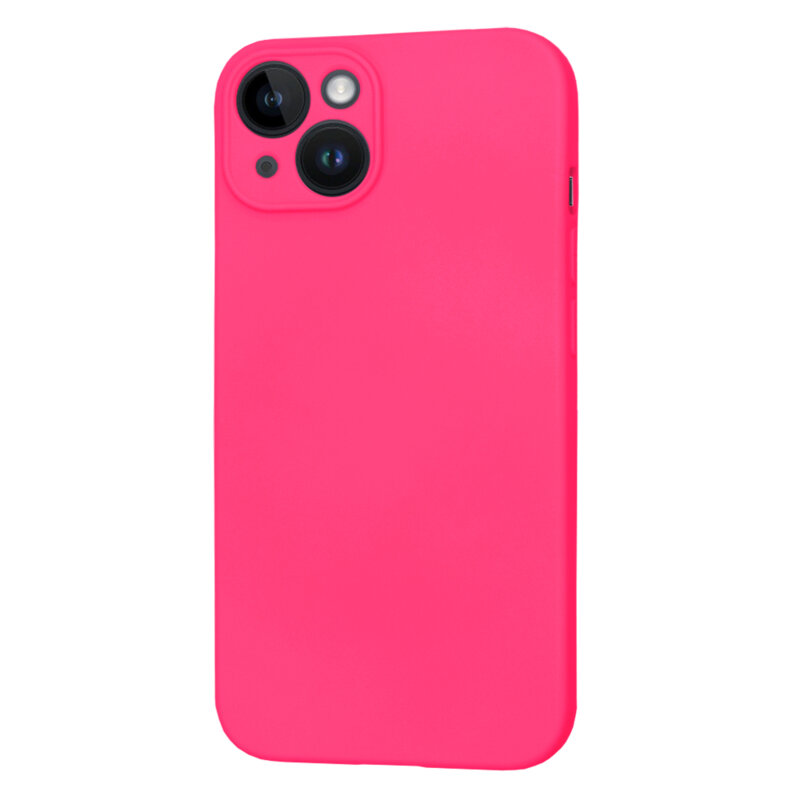 Husa silicon iPhone 14 Techsuit SoftFlex MagSafe, fucsia