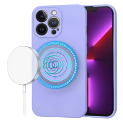 Husa silicon iPhone 13 Pro Techsuit SoftFlex MagSafe, violet