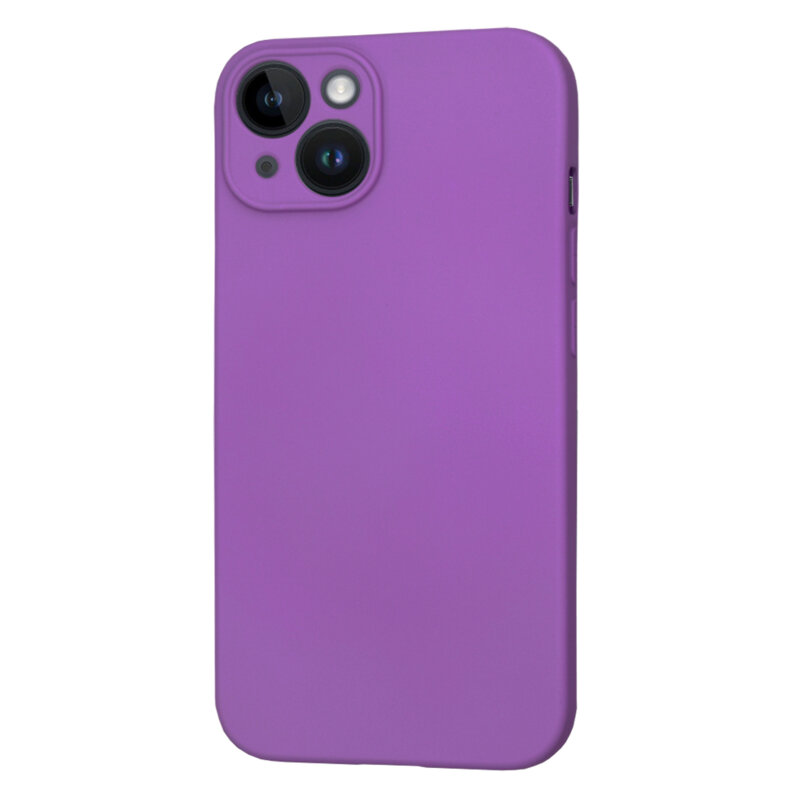 Husa silicon iPhone 14 Techsuit SoftFlex MagSafe, mov
