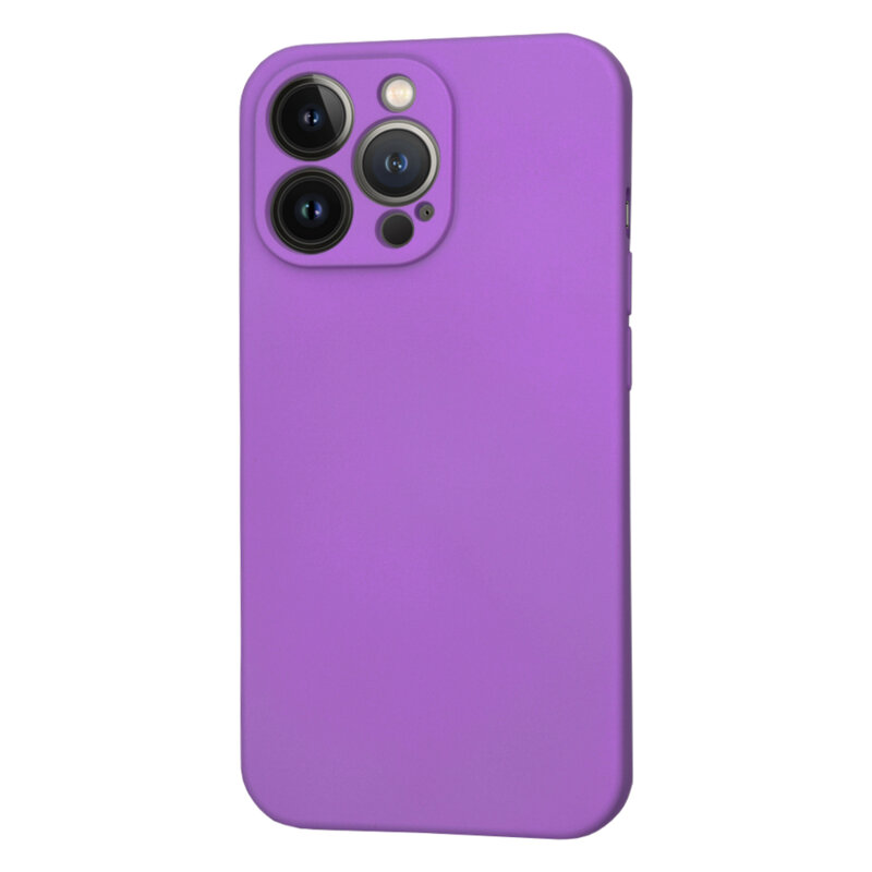 Husa silicon iPhone 13 Pro Techsuit SoftFlex MagSafe, mov