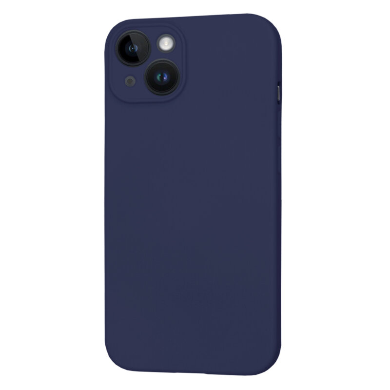 Husa silicon iPhone 14 Techsuit SoftFlex MagSafe, bleumarin