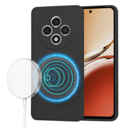 Husa silicon Oppo Reno12 FS Techsuit SoftFlex, negru