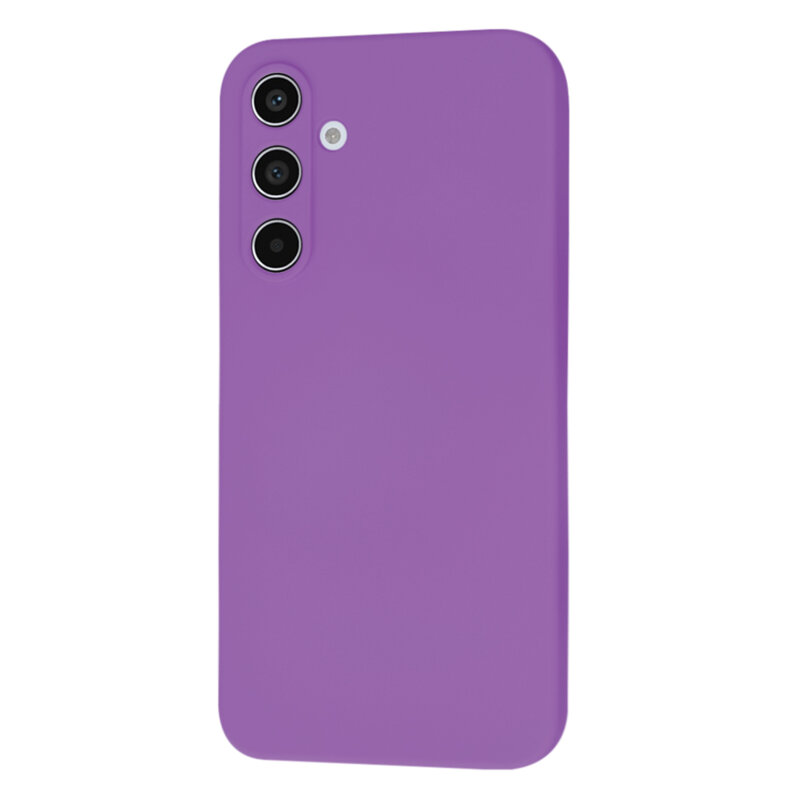 Husa silicon Samsung Galaxy A55 5G Techsuit SoftFlex MagSafe, mov