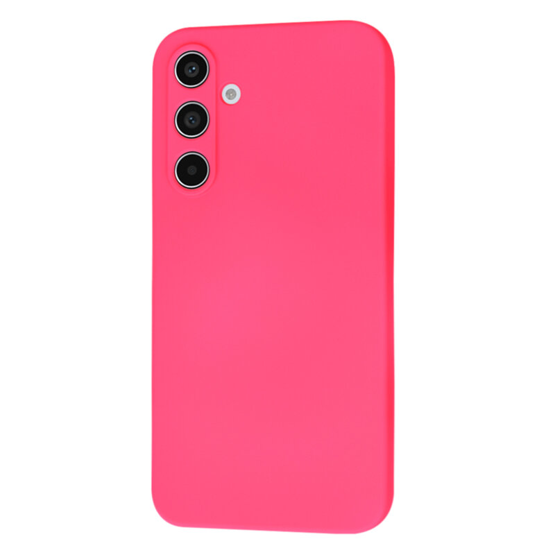 Husa silicon Samsung Galaxy A55 5G Techsuit SoftFlex MagSafe, fucsia