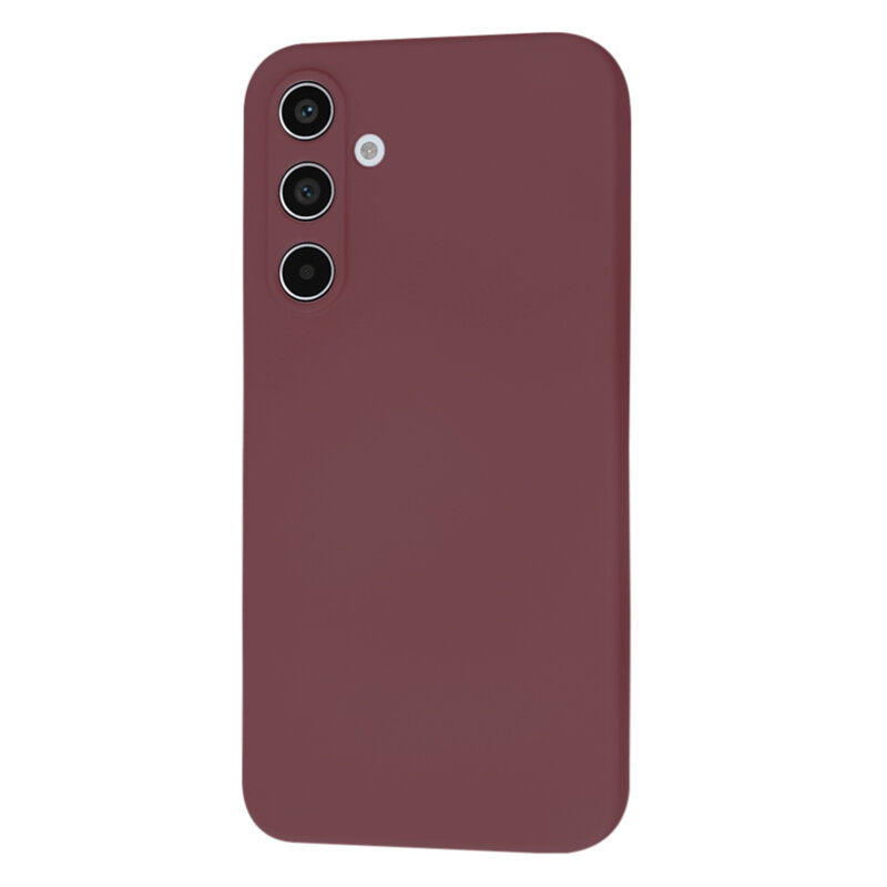 Husa silicon Samsung Galaxy A55 5G Techsuit SoftFlex MagSafe, bordo