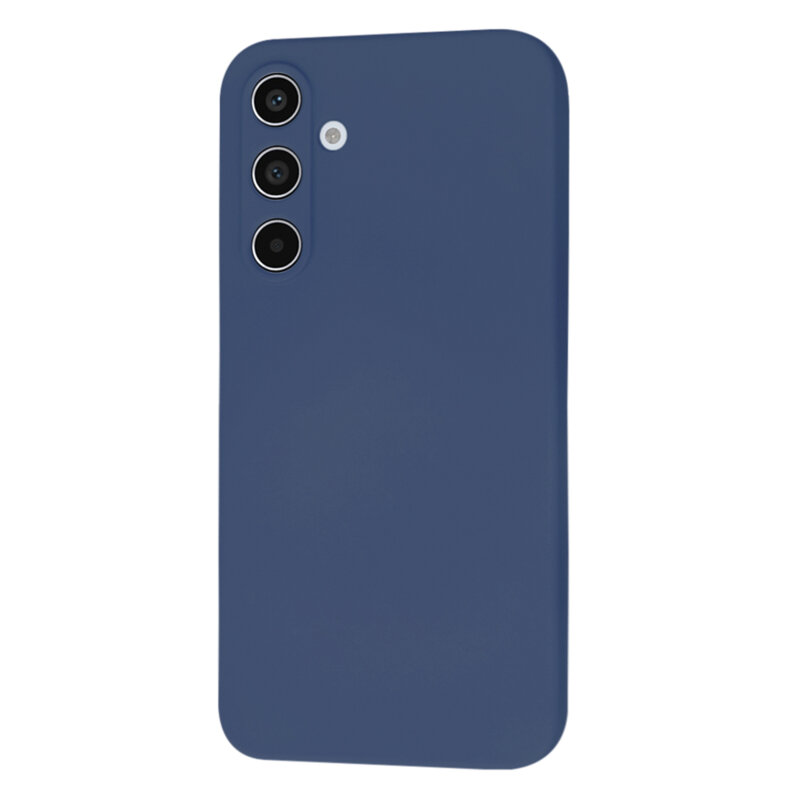Husa silicon Samsung Galaxy A55 5G Techsuit SoftFlex MagSafe, bleumarin