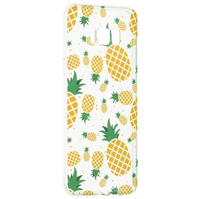 Husa Samsung Galaxy S8+, Galaxy S8 Plus Silicon Summer - Pineapple