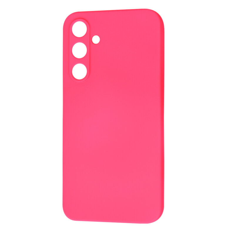 Husa silicon Samsung Galaxy A55 5G Techsuit SoftFlex MagSafe, fucsia