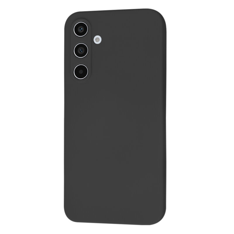 Husa silicon Samsung Galaxy A55 5G Techsuit SoftFlex MagSafe, negru