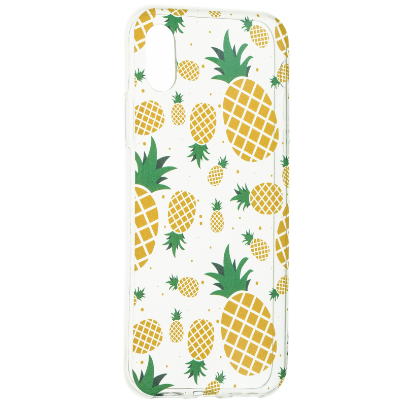 Husa iPhone X, iPhone 10 Silicon Summer - Pineapple