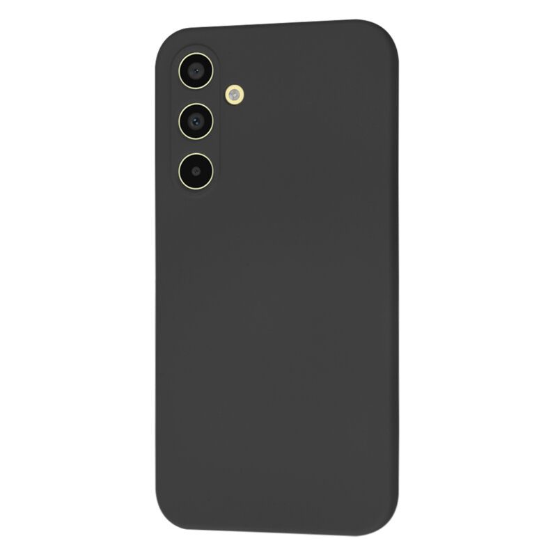 Husa silicon Samsung Galaxy A35 5G Techsuit SoftFlex MagSafe, negru
