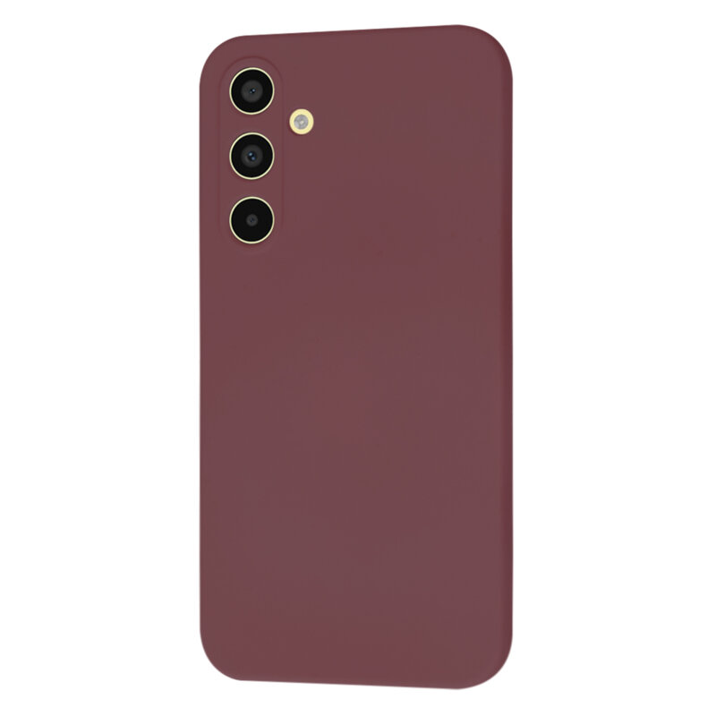 Husa silicon Samsung Galaxy A35 5G Techsuit SoftFlex MagSafe, bordo