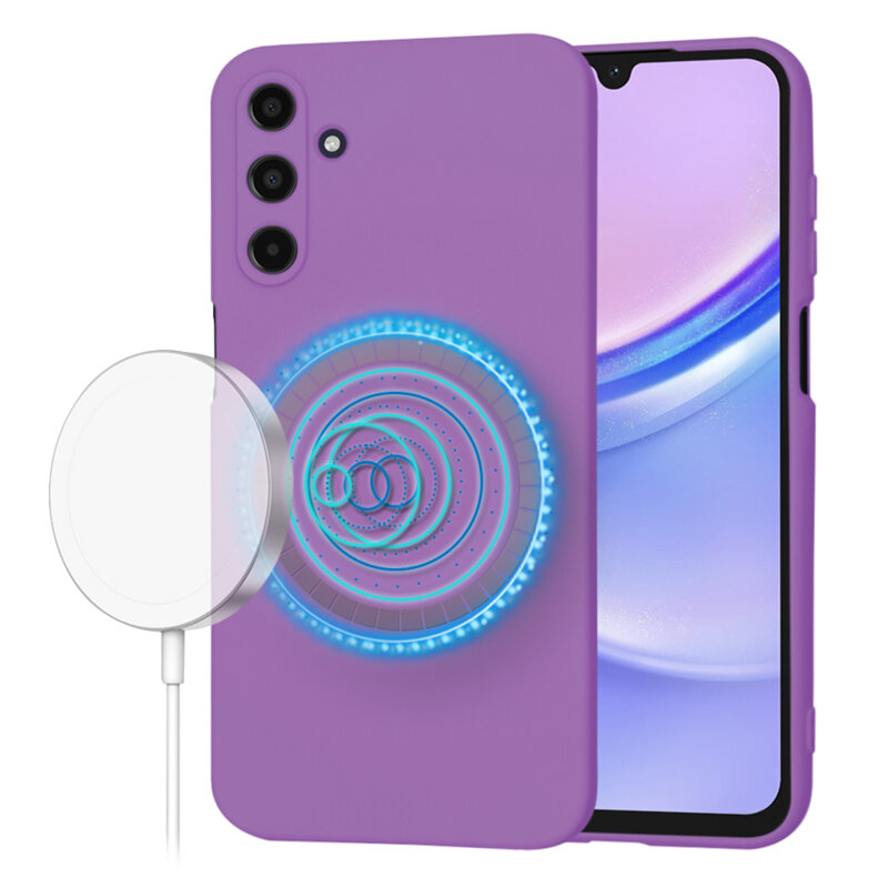 Husa silicon Samsung Galaxy A15 5G Techsuit SoftFlex, mov