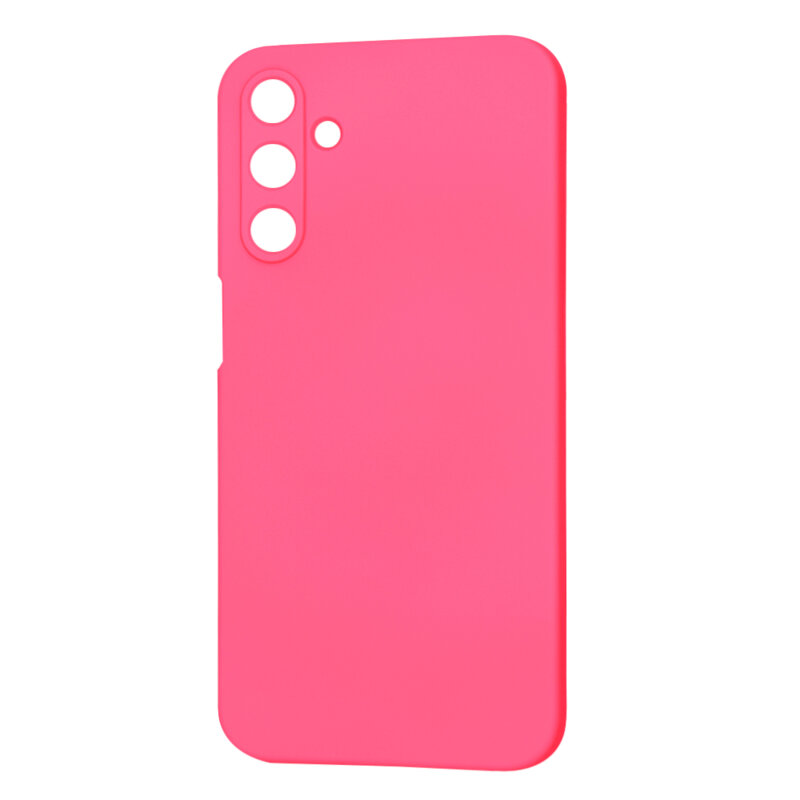 Husa silicon Samsung Galaxy A15 4G Techsuit SoftFlex MagSafe, fucsia