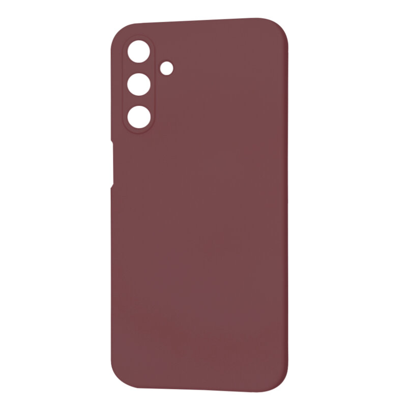 Husa silicon Samsung Galaxy A15 4G Techsuit SoftFlex MagSafe, bordo