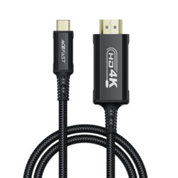 Cablu video Type-C la HDMI, 4k@60Hz, Acefast C1-10, 1.8m, negru