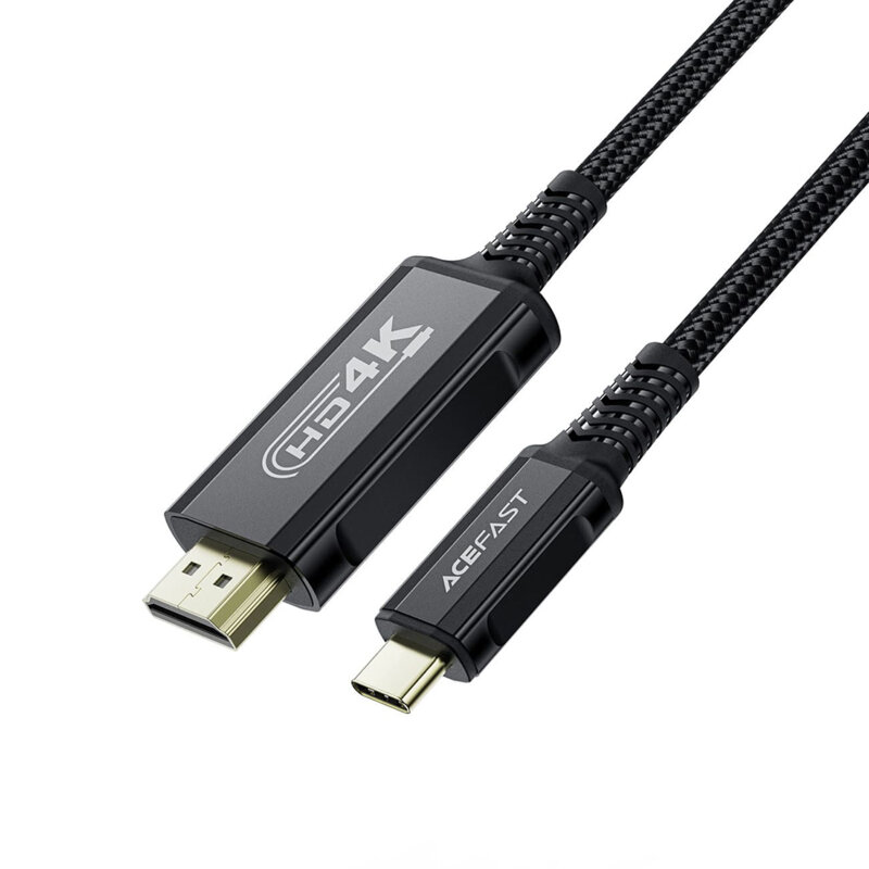 Cablu video Type-C la HDMI, 4k@60Hz, Acefast C1-10, 1.8m, negru