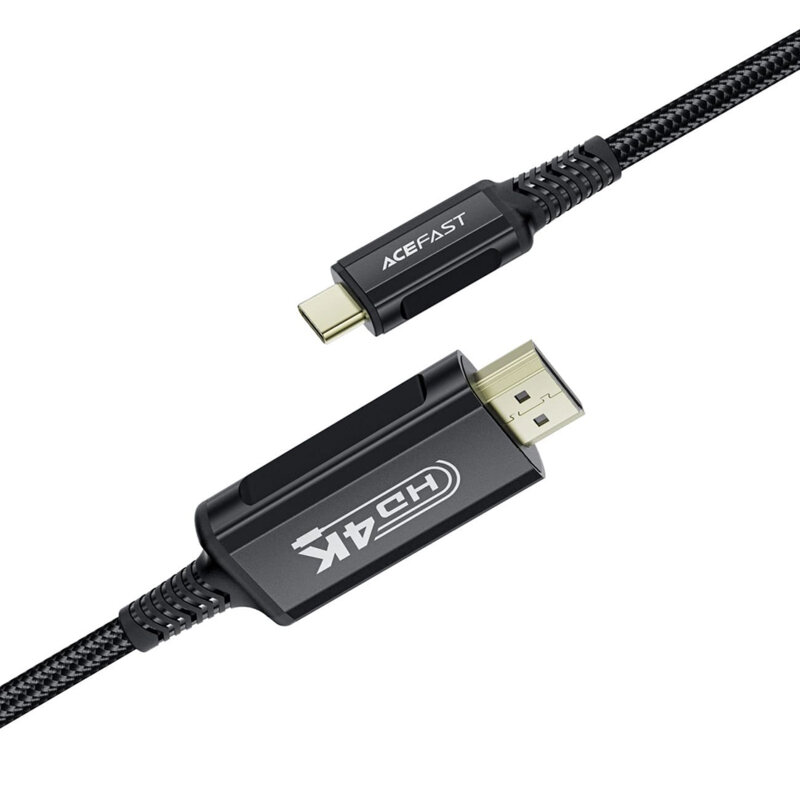 Cablu video Type-C la HDMI, 4k@60Hz, Acefast C1-10, 1.8m, negru