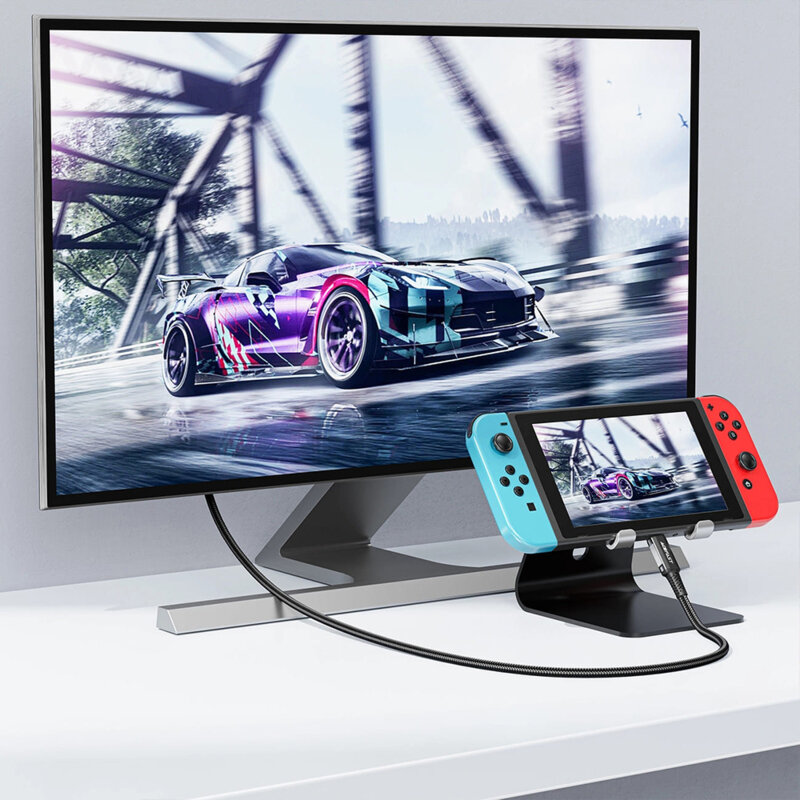 Cablu video Type-C la HDMI, 4k@60Hz, Acefast C1-10, 1.8m, negru