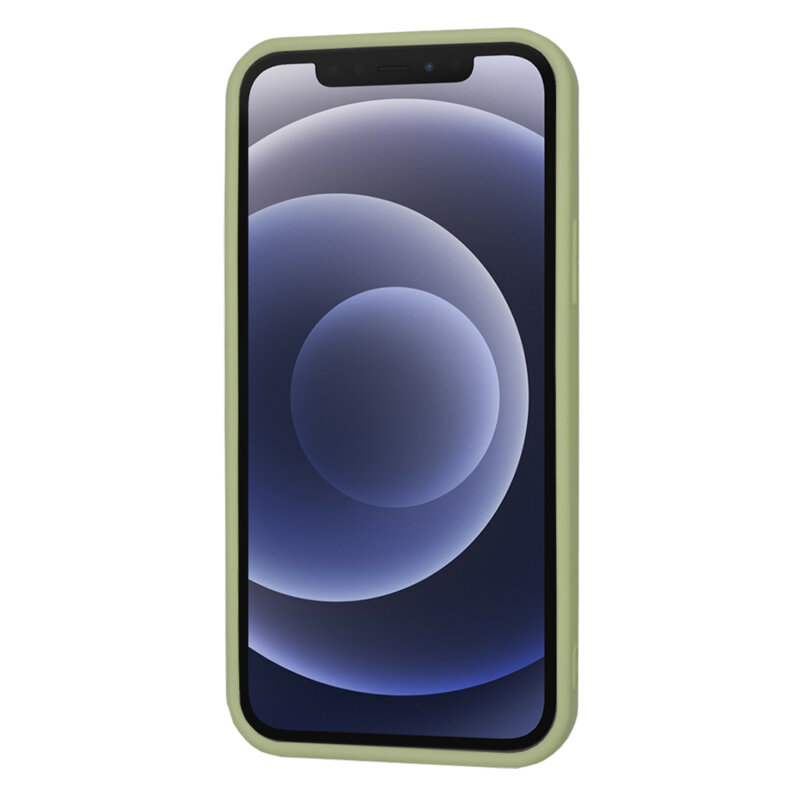 Husa silicon iPhone 12 Techsuit SoftFlex, verde