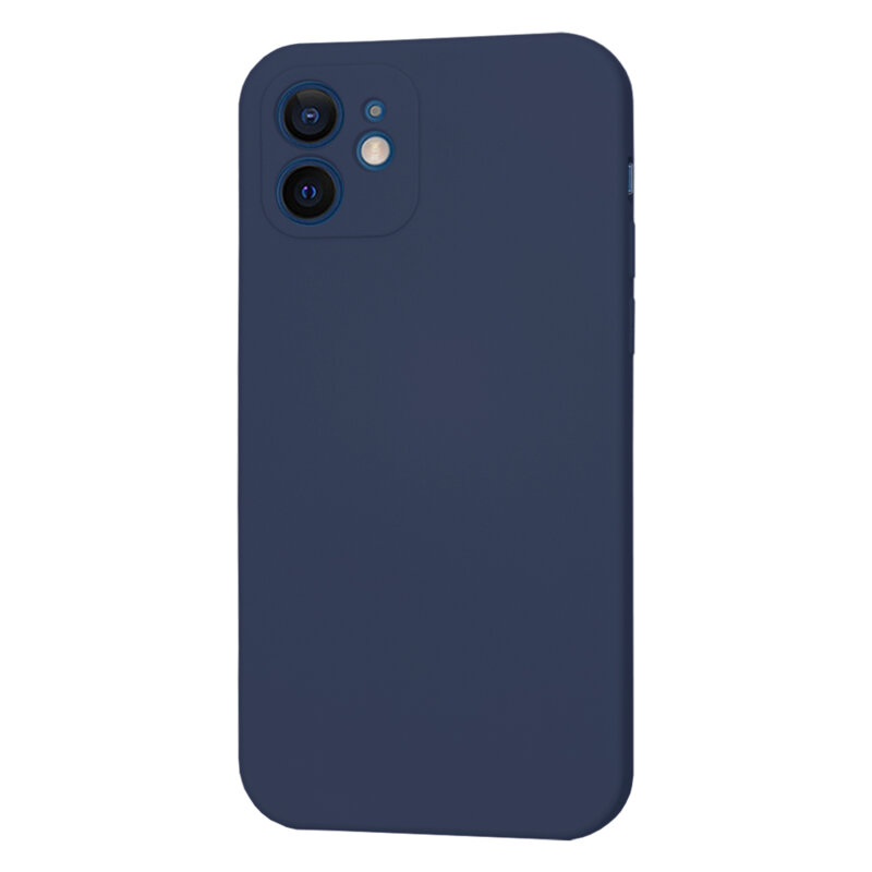 Husa silicon iPhone 12 Techsuit SoftFlex, bleumarin