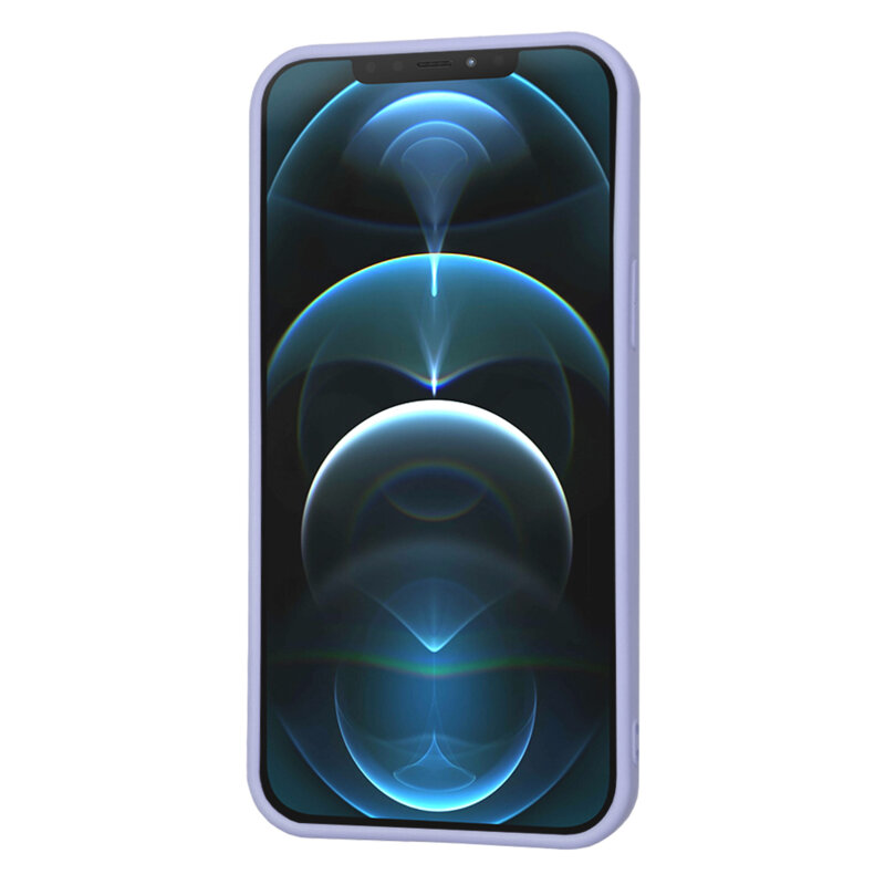Husa silicon iPhone 12 Pro Max Techsuit SoftFlex, violet