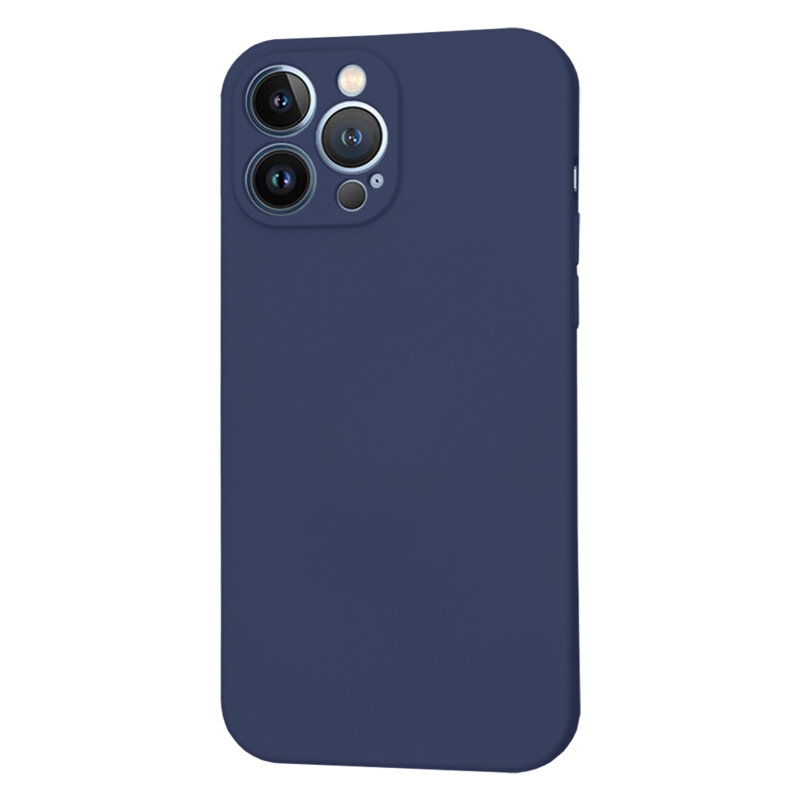 Husa silicon iPhone 13 Pro Max Techsuit SoftFlex, bleumarin