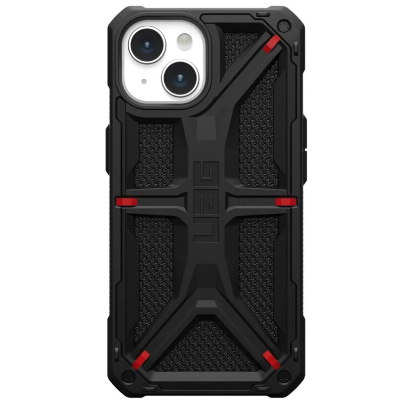 Husa iPhone 15 UAG Monarch, Kevlar Black