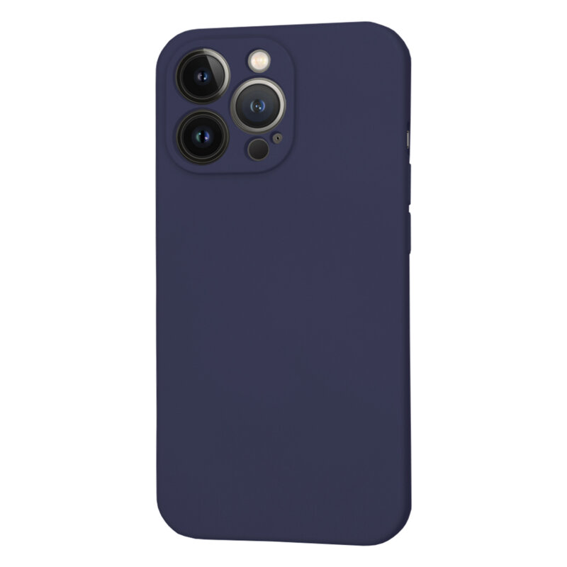 Husa silicon iPhone 13 Pro Techsuit SoftFlex, bleumarin