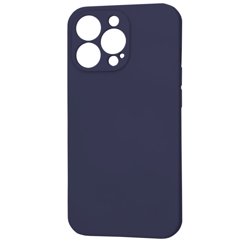 Husa silicon iPhone 13 Pro Techsuit SoftFlex, bleumarin