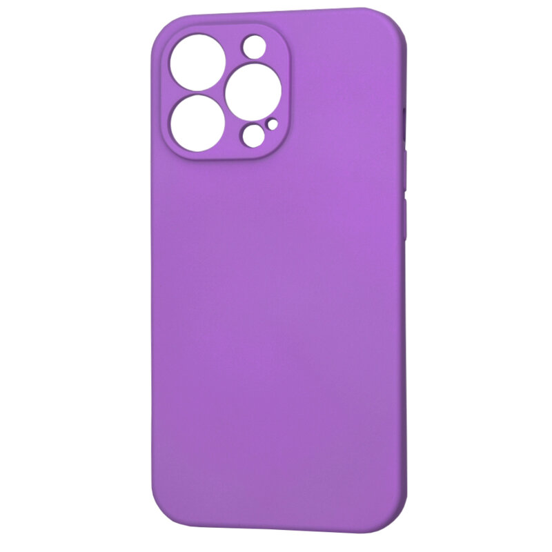 Husa silicon iPhone 13 Pro Techsuit SoftFlex, mov