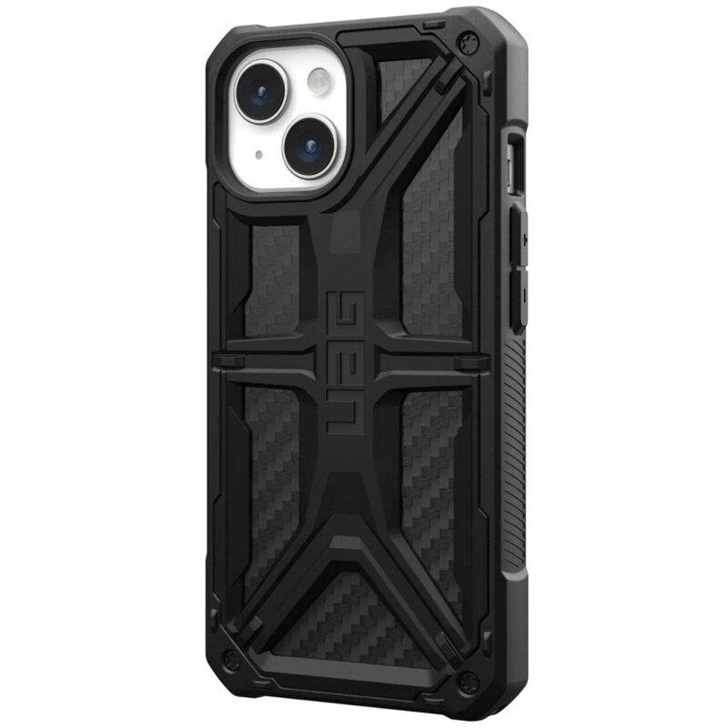 Husa iPhone 15 Plus UAG Monarch, Carbon Fiber
