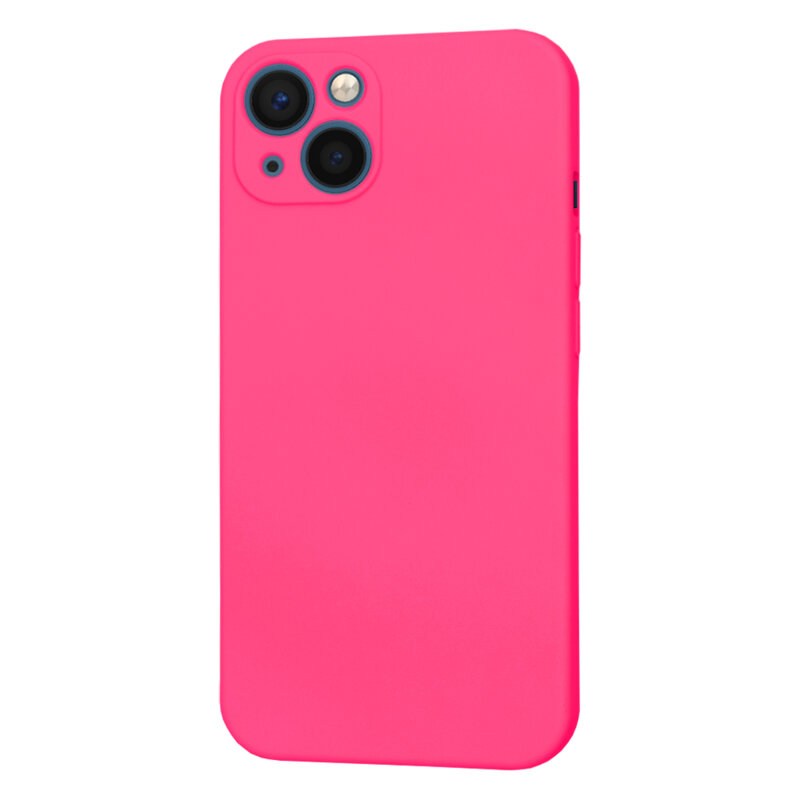 Husa silicon iPhone 13 Techsuit SoftFlex, fucsia