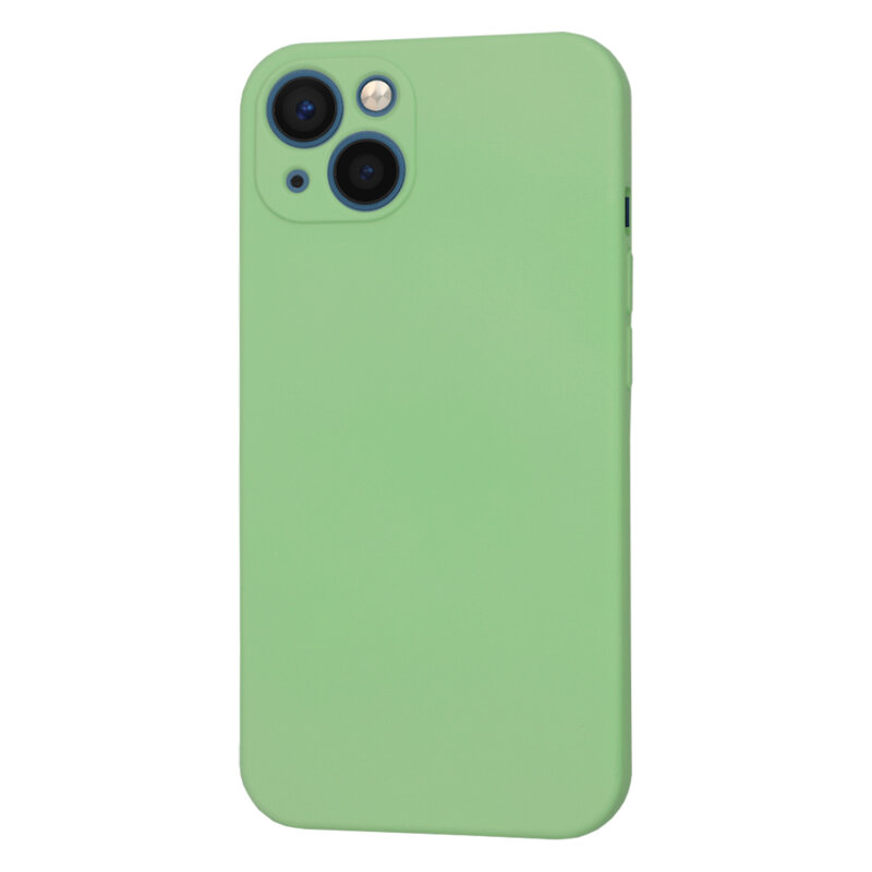 Husa silicon iPhone 13 Techsuit SoftFlex, verde deschis