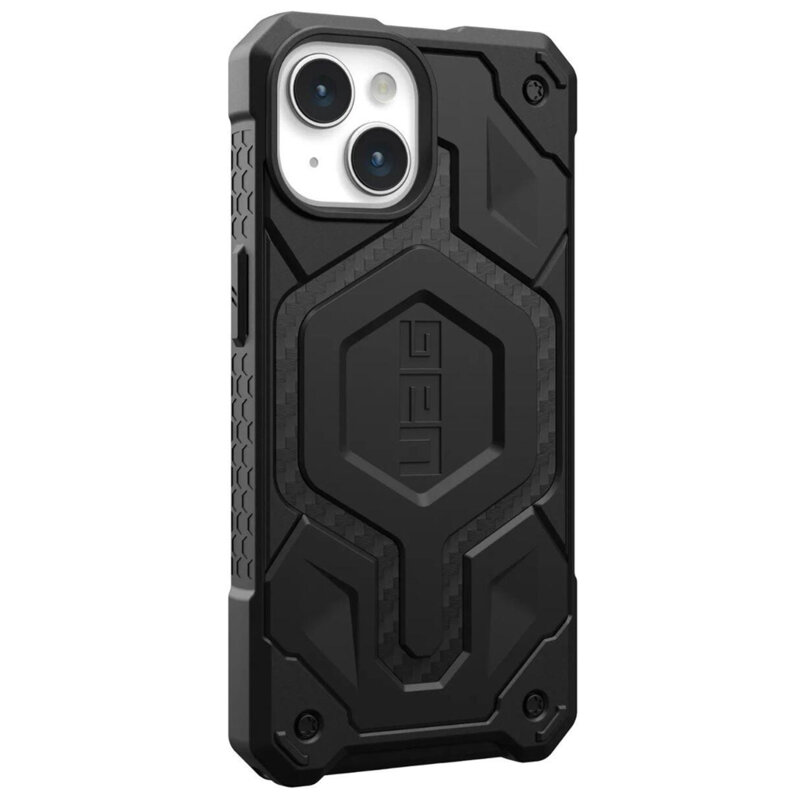 Husa iPhone 15 UAG Monarch Pro MagSafe, Carbon Fiber