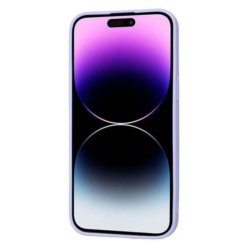 Husa silicon iPhone 14 Pro Max Techsuit SoftFlex, violet