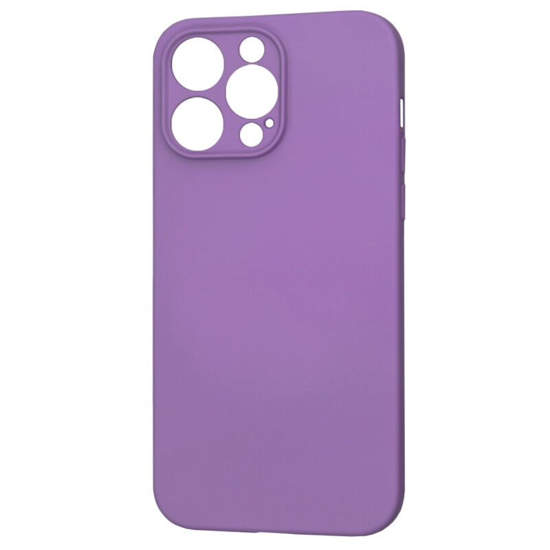 Husa silicon iPhone 14 Pro Max Techsuit SoftFlex, mov