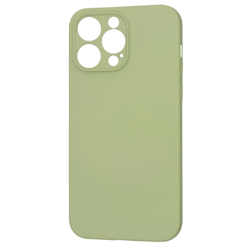Husa silicon iPhone 14 Pro Max Techsuit SoftFlex, verde