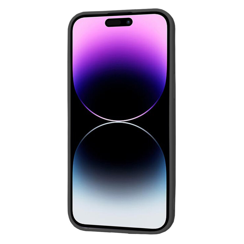Husa silicon iPhone 14 Pro Max Techsuit SoftFlex, negru