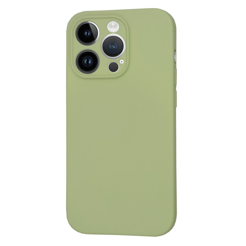 Husa silicon iPhone 14 Pro Techsuit SoftFlex, verde