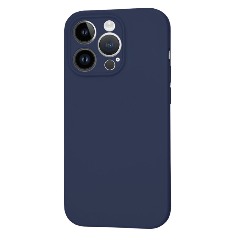 Husa silicon iPhone 14 Pro Techsuit SoftFlex, bleumarin